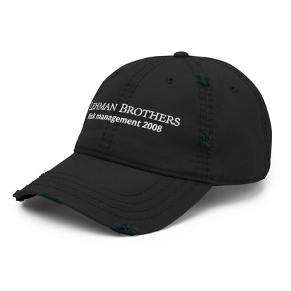 Lehman Brohers Distressed Dad Hat