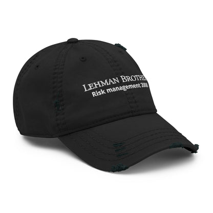 Lehman Brohers Distressed Dad Hat