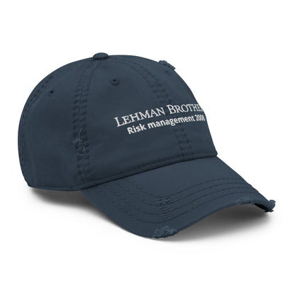 Lehman Brohers Distressed Dad Hat