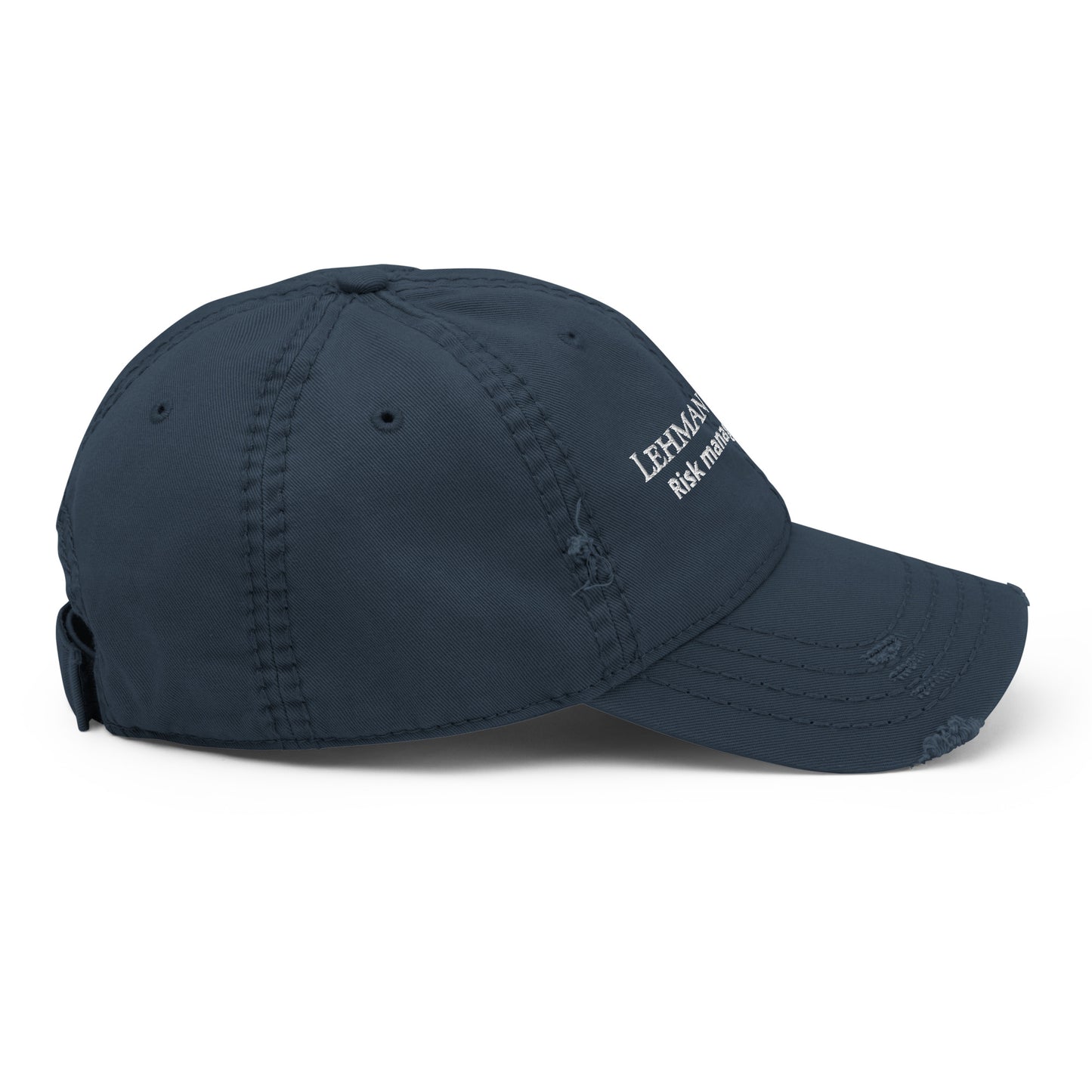 Lehman Brohers Distressed Dad Hat